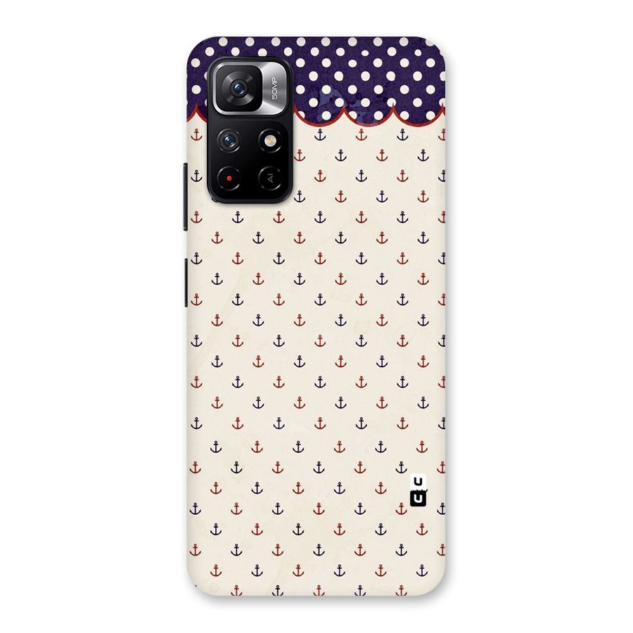 Polka Anchor Back Case for Redmi Note 11T 5G