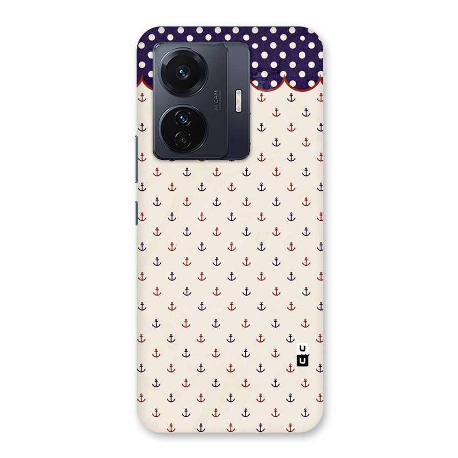 Polka Anchor Back Case for Vivo T1 Pro