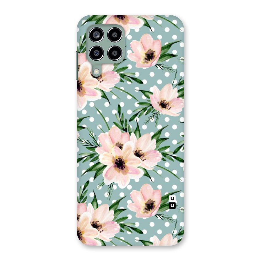 Polka Art Floral Back Case for Galaxy M33