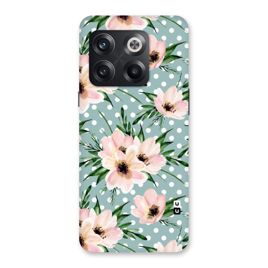 Polka Art Floral Back Case for OnePlus 10T