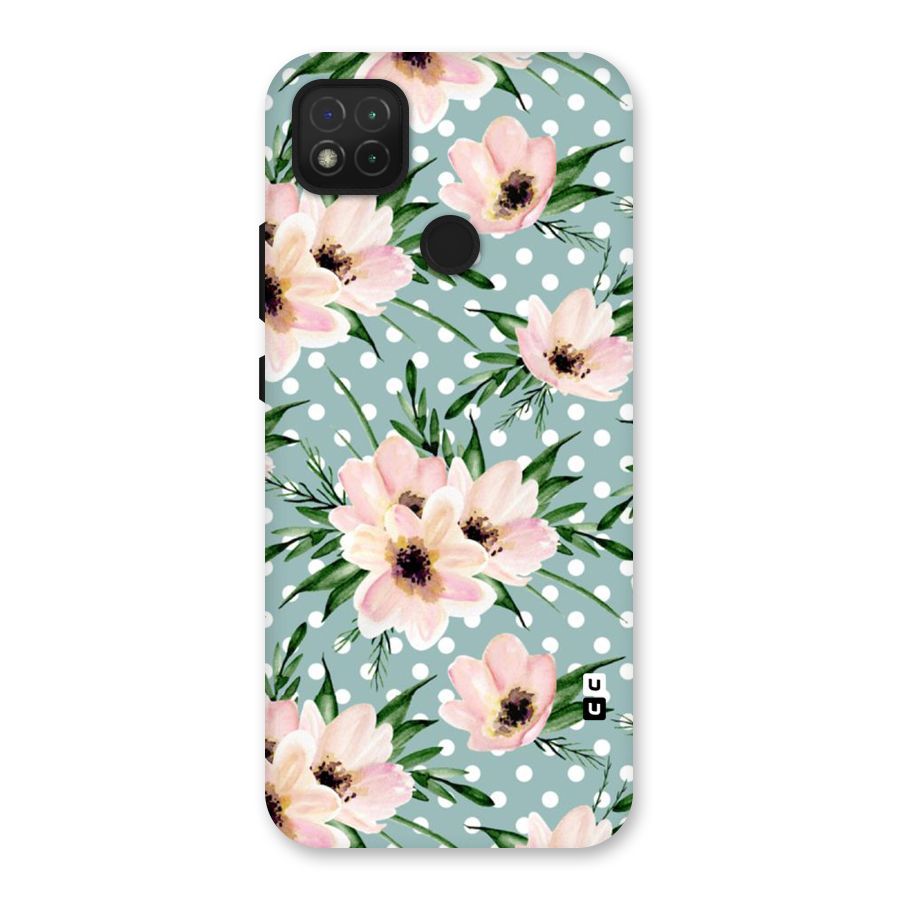 Polka Art Floral Back Case for Redmi 9 Activ