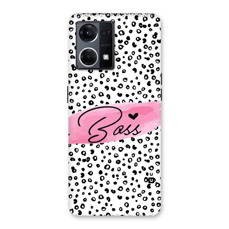 Polka Boss Glass Back Case for Oppo F21 Pro 5G