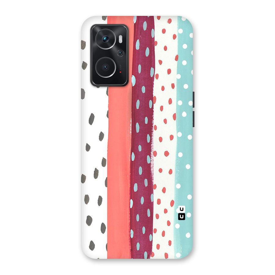 Polka Brush Art Back Case for Oppo K10 4G