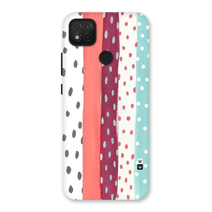 Polka Brush Art Back Case for Redmi 9 Activ