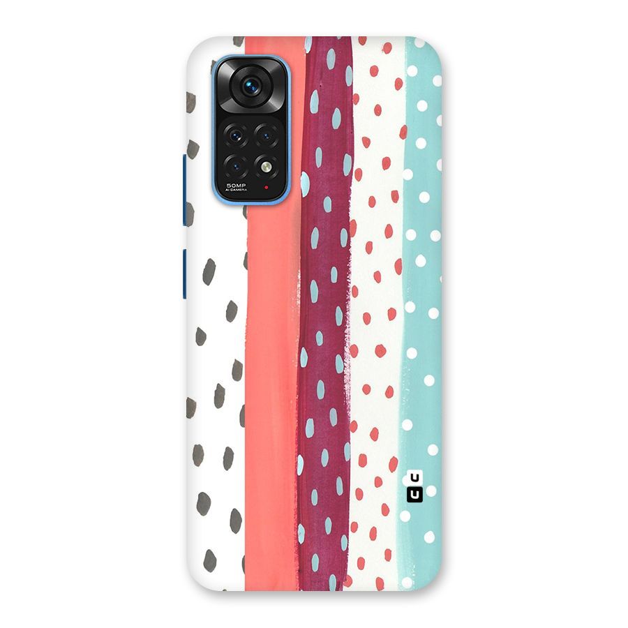 Polka Brush Art Back Case for Redmi Note 11S