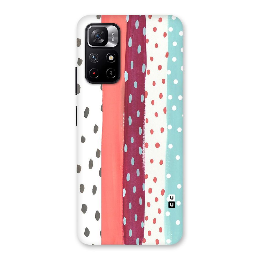 Polka Brush Art Back Case for Redmi Note 11T 5G