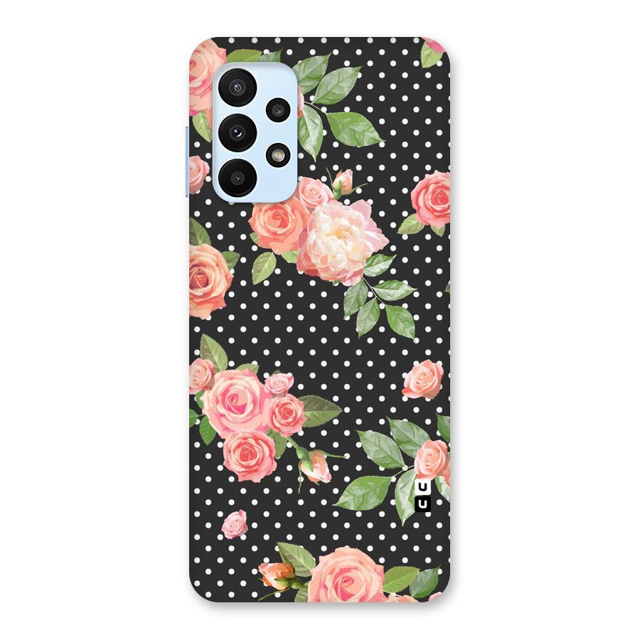 Polka Peach Back Case for Galaxy A23