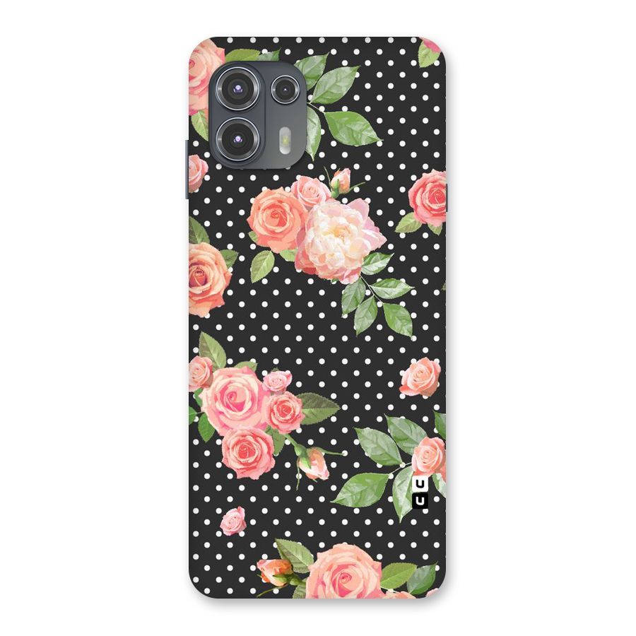 Polka Peach Back Case for Motorola Edge 20 Fusion