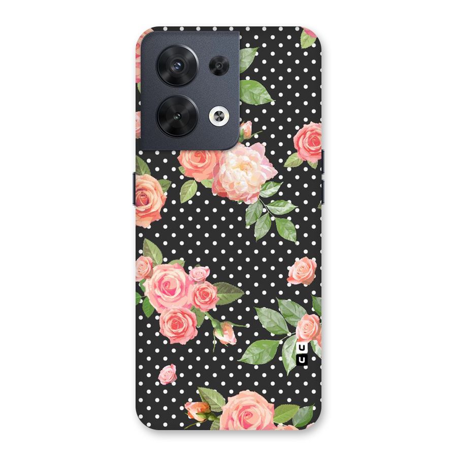 Polka Peach Back Case for Oppo Reno8 5G