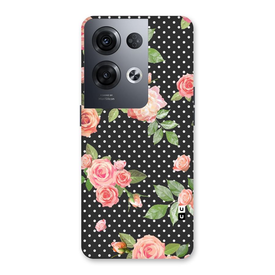 Polka Peach Back Case for Oppo Reno8 Pro 5G