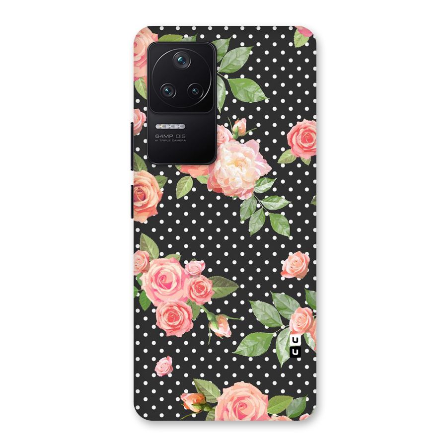 Polka Peach Back Case for Poco F4 5G