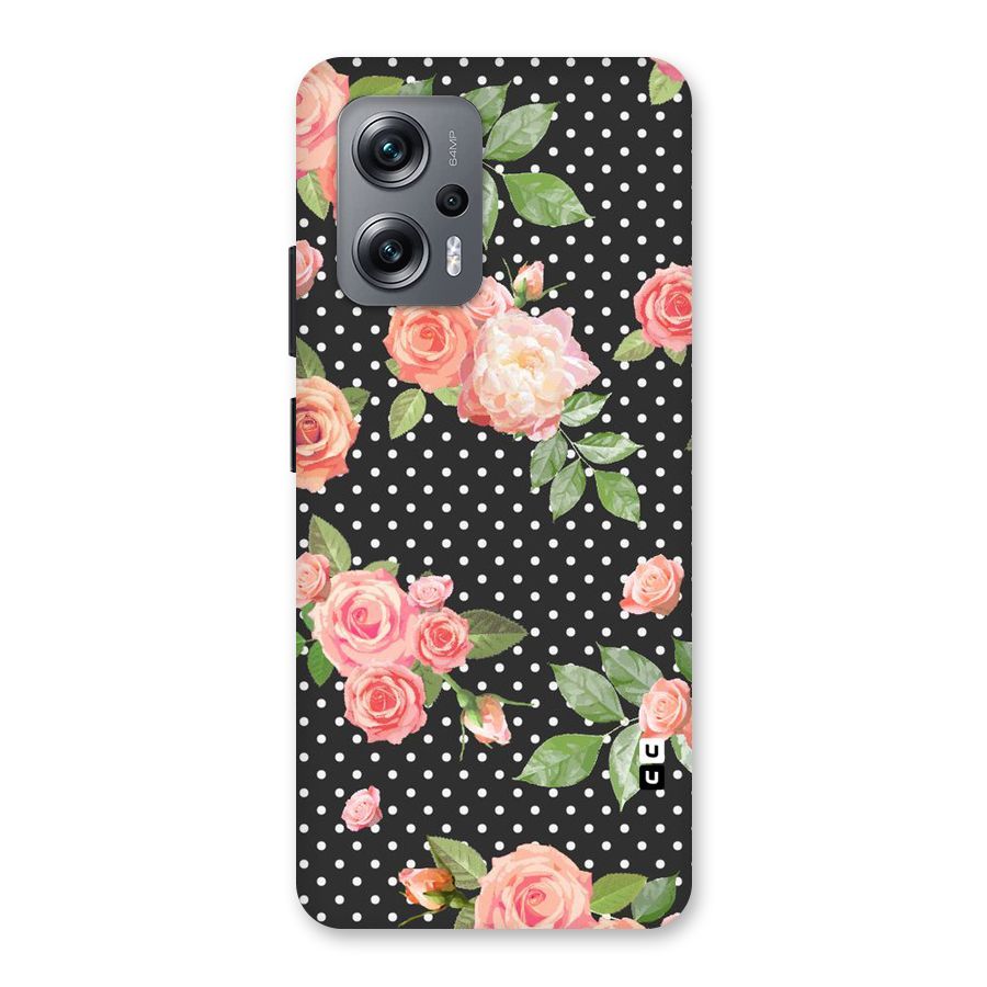 Polka Peach Back Case for Redmi K50i