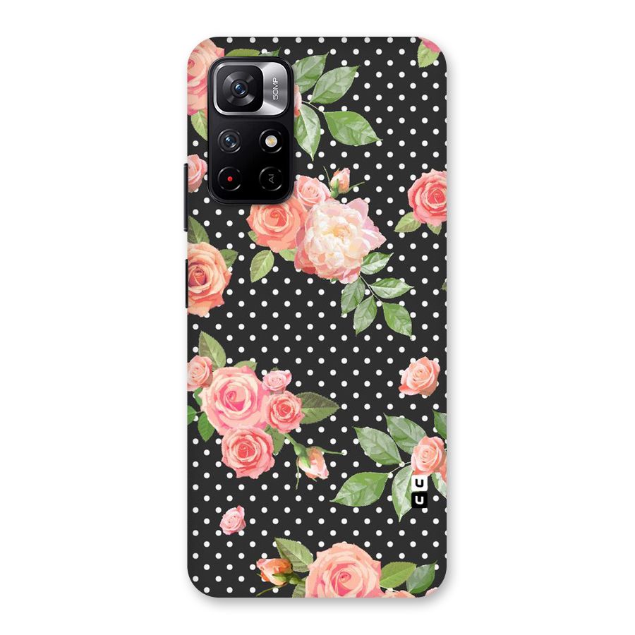 Polka Peach Back Case for Redmi Note 11T 5G