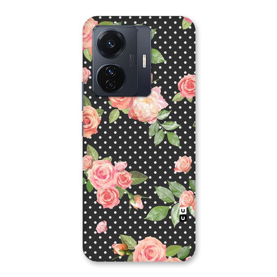 Polka Peach Back Case for Vivo T1 Pro