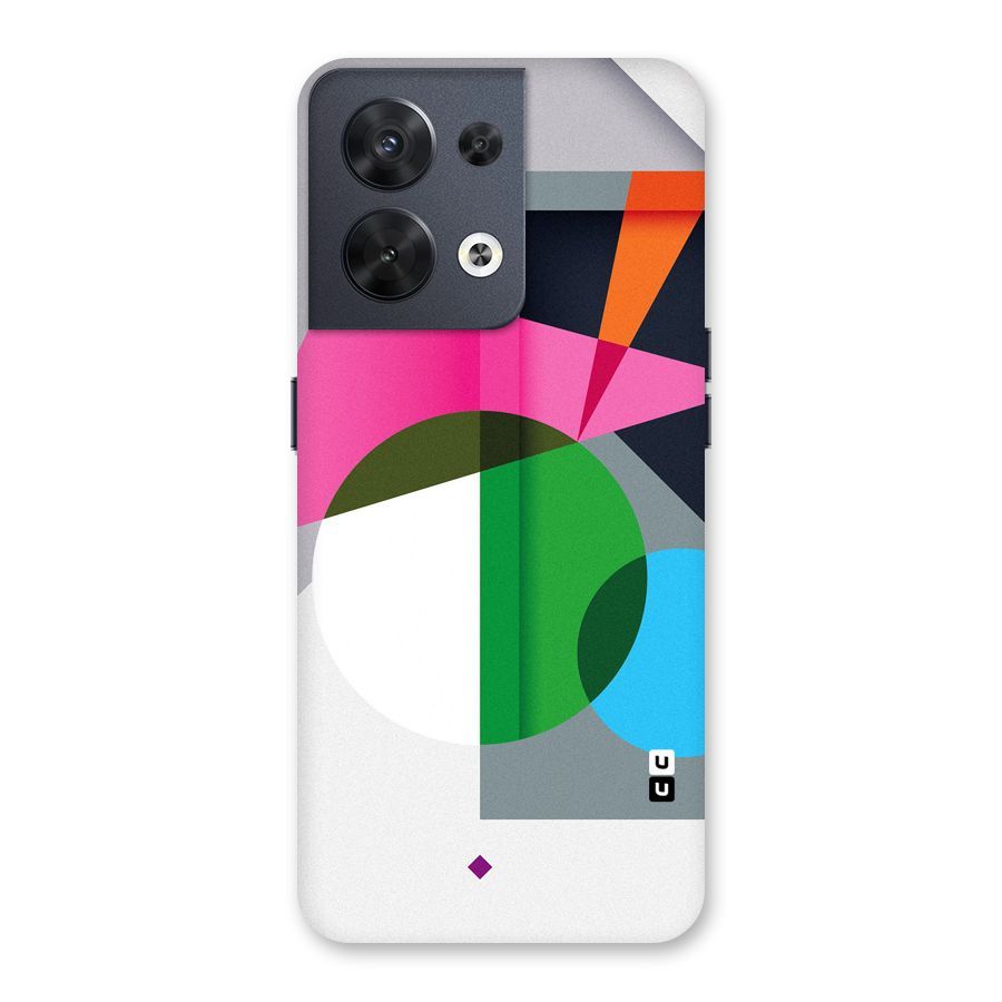 Polygons Cute Pattern Back Case for Oppo Reno8 5G