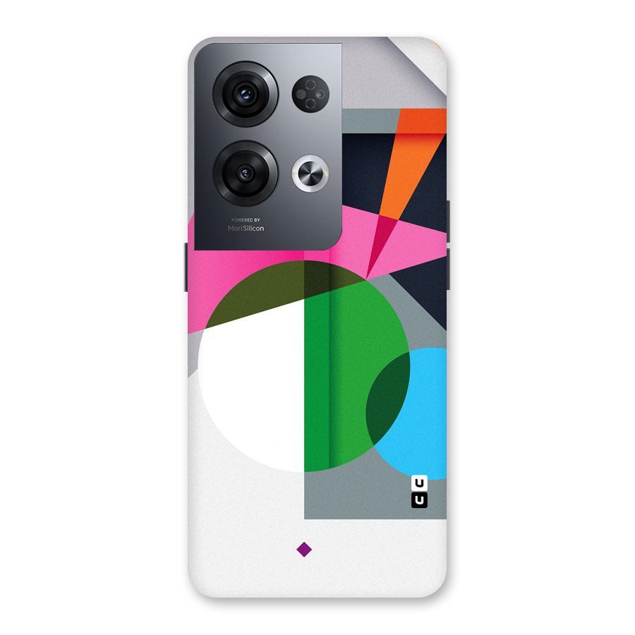 Polygons Cute Pattern Back Case for Oppo Reno8 Pro 5G