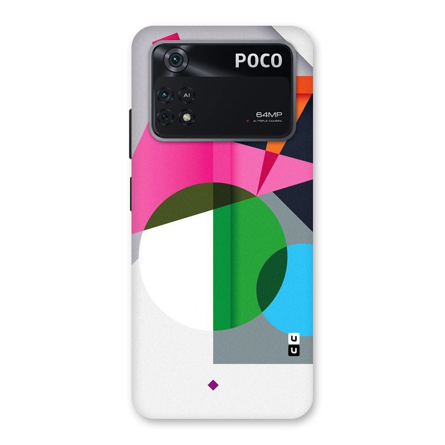 Polygons Cute Pattern Back Case for Poco M4 Pro 4G
