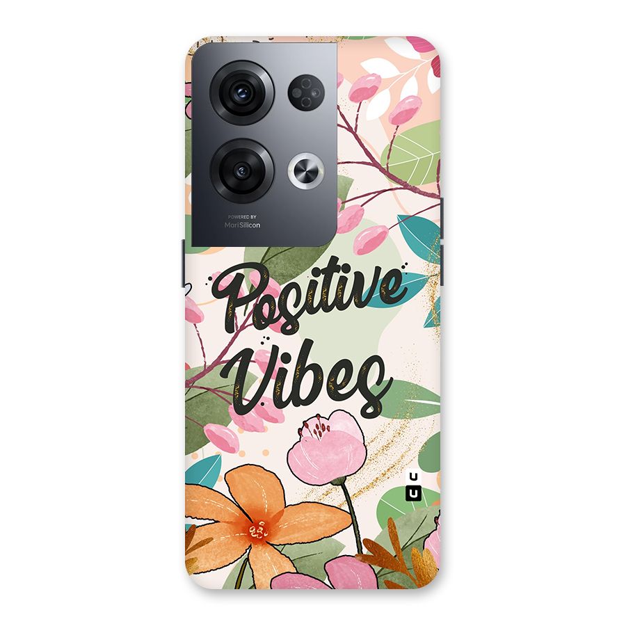 Positive Vibes Back Case for Oppo Reno8 Pro 5G