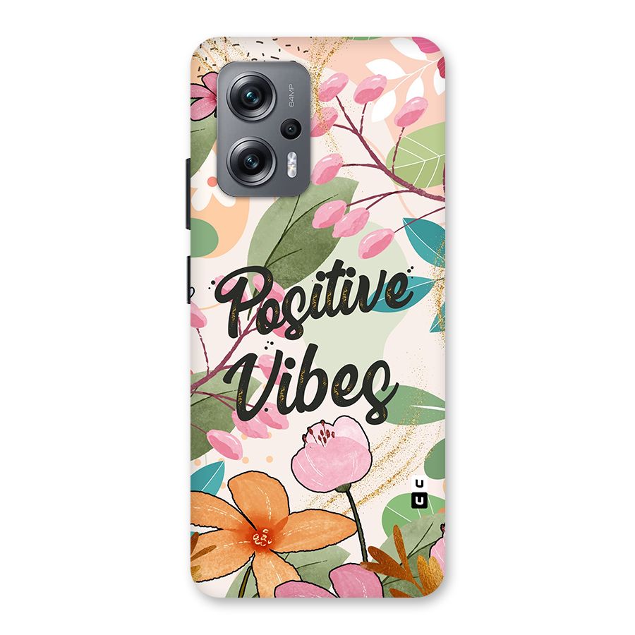 Positive Vibes Back Case for Redmi K50i