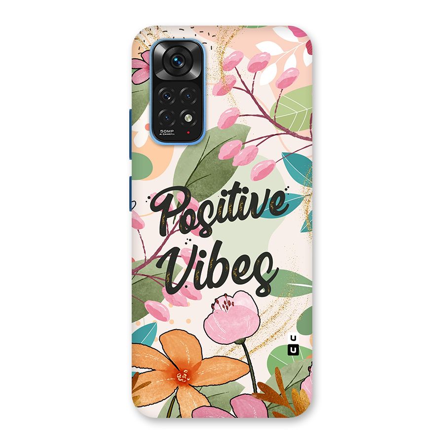 Positive Vibes Back Case for Redmi Note 11S