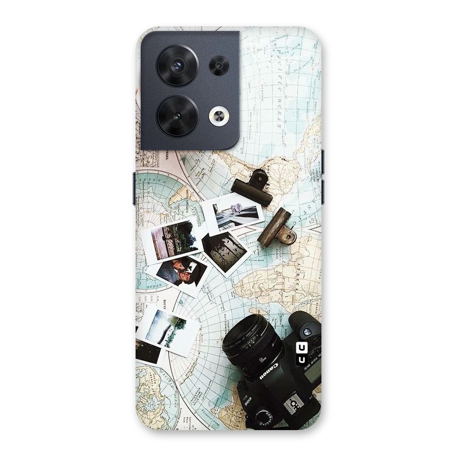 Post Stamps Travel Back Case for Oppo Reno8 5G