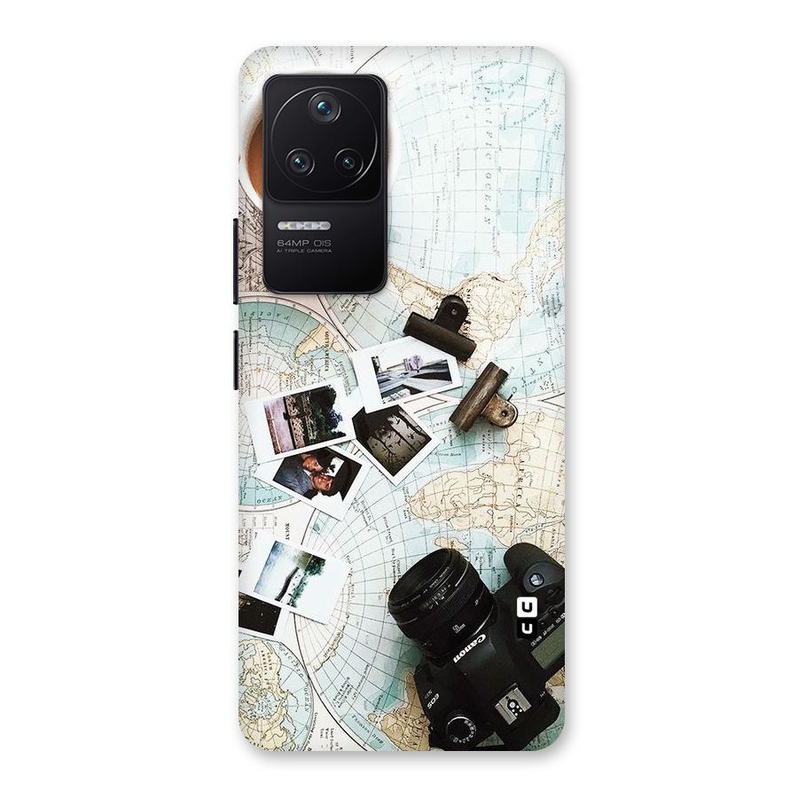 Post Stamps Travel Back Case for Poco F4 5G