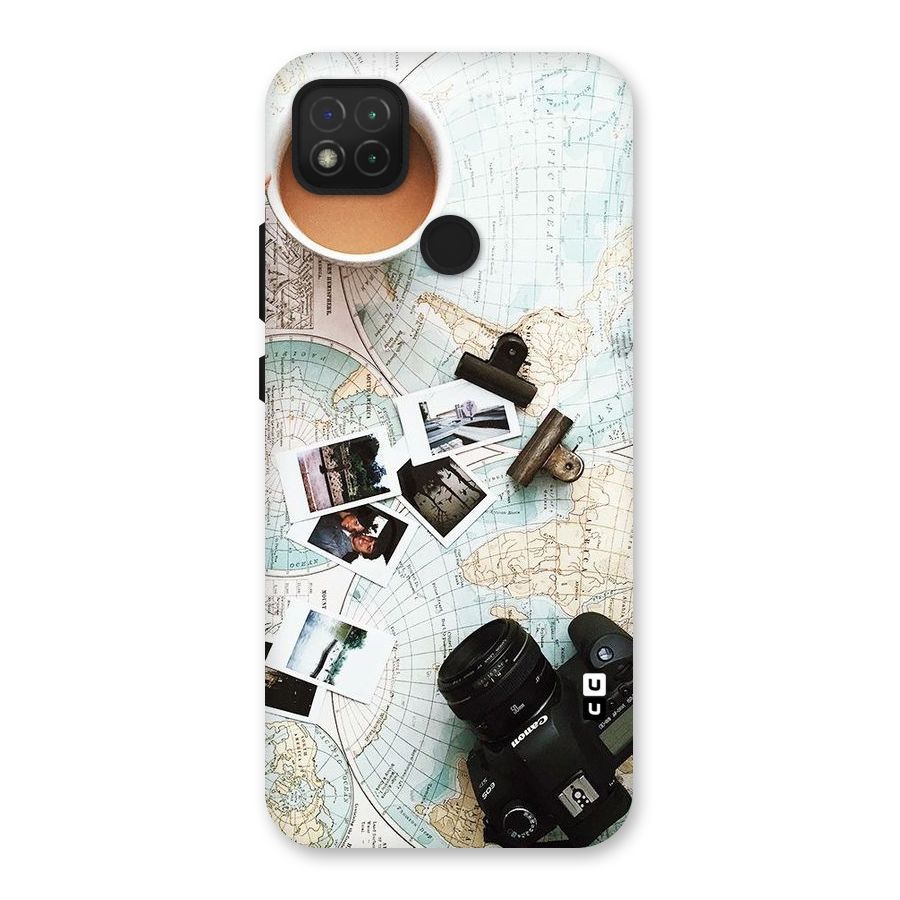 Post Stamps Travel Back Case for Redmi 9 Activ