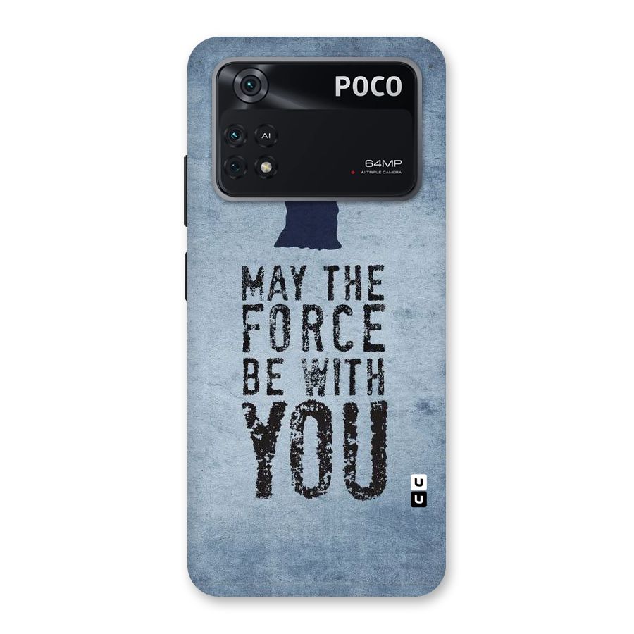 Power With You Back Case for Poco M4 Pro 4G