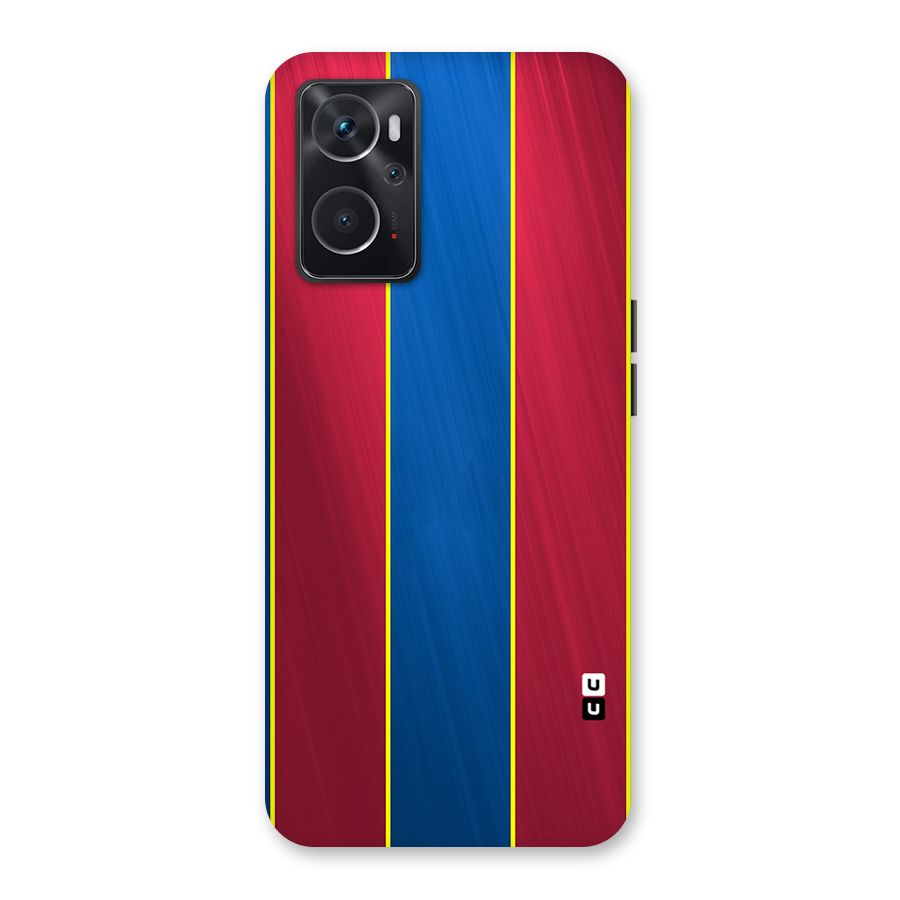 Premium Vertical Stripes Back Case for Oppo K10 4G