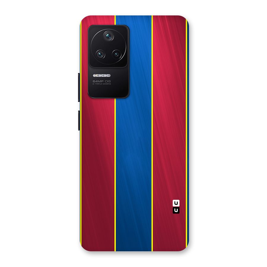 Premium Vertical Stripes Back Case for Poco F4 5G