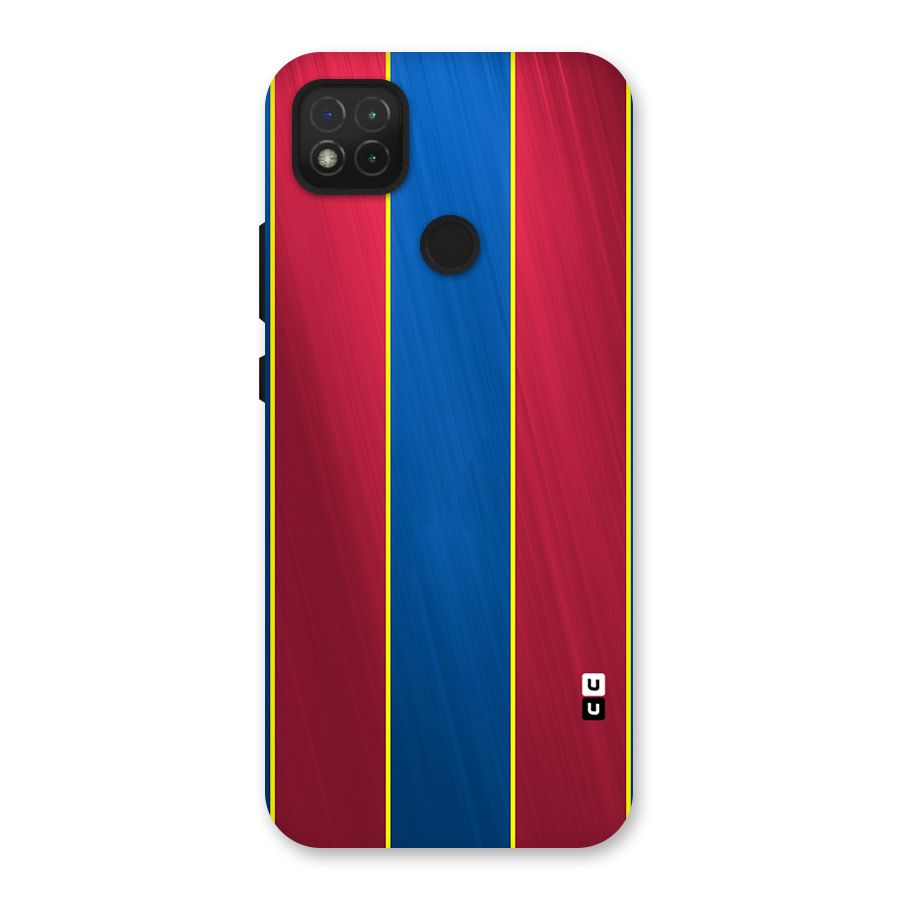 Premium Vertical Stripes Back Case for Redmi 9 Activ