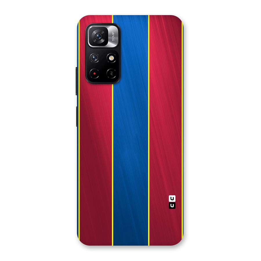 Premium Vertical Stripes Back Case for Redmi Note 11T 5G