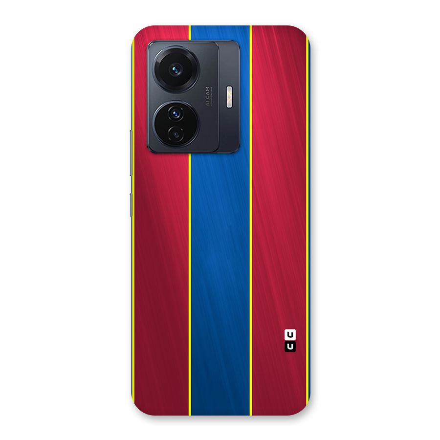 Premium Vertical Stripes Back Case for Vivo T1 Pro
