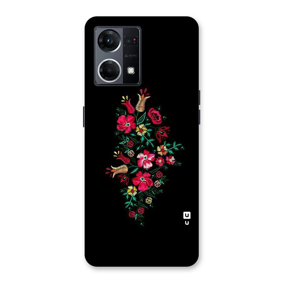 Pretty Allure Flower Glass Back Case for Oppo F21 Pro 5G