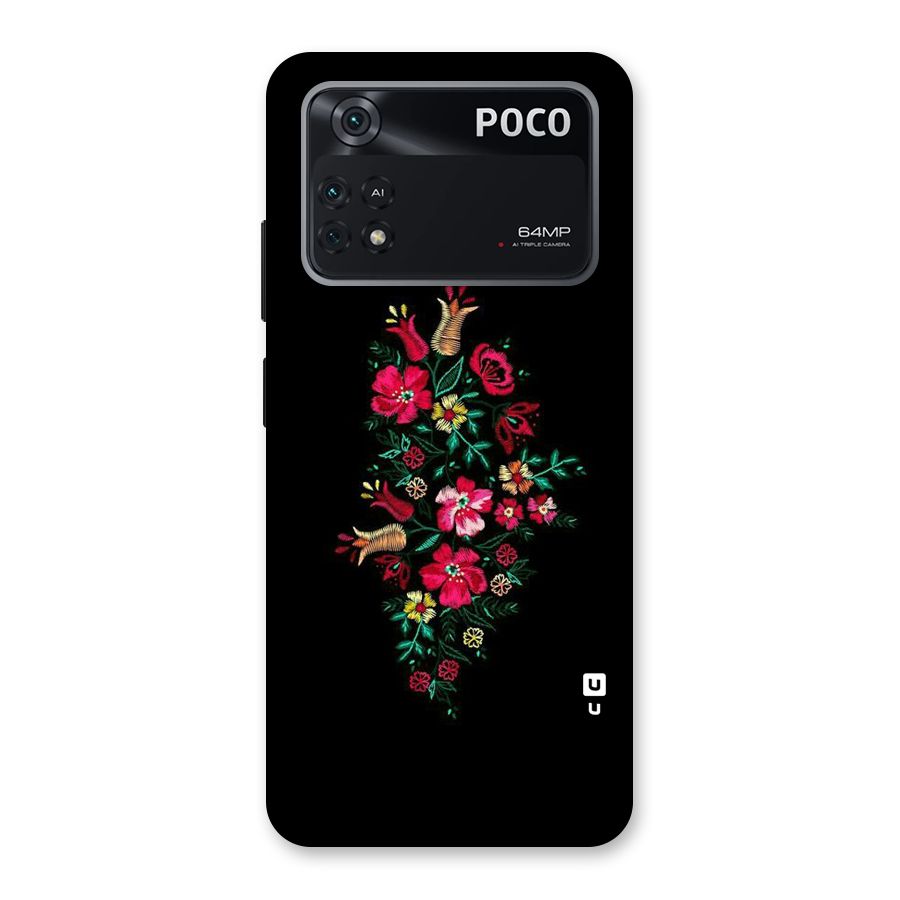 Pretty Allure Flower Back Case for Poco M4 Pro 4G