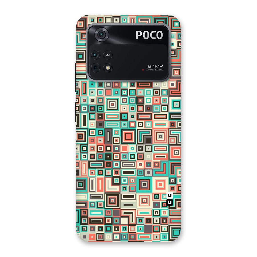 Pretty Boxes Design Back Case for Poco M4 Pro 4G