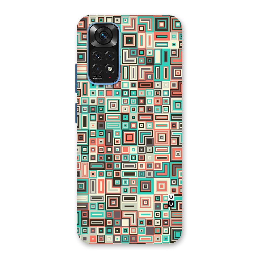 Pretty Boxes Design Back Case for Redmi Note 11S