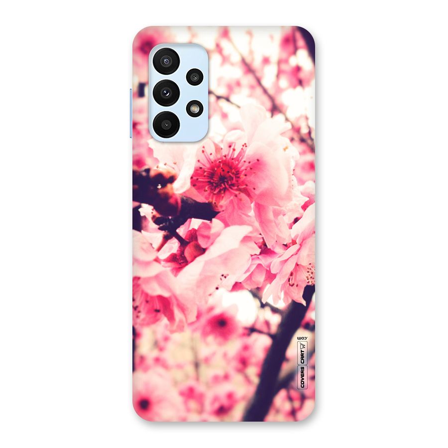 Pretty Pink Flowers Back Case for Galaxy A23