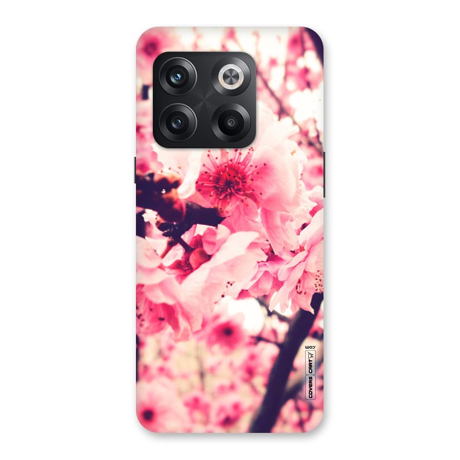 Pretty Pink Flowers Back Case for OnePlus 10T