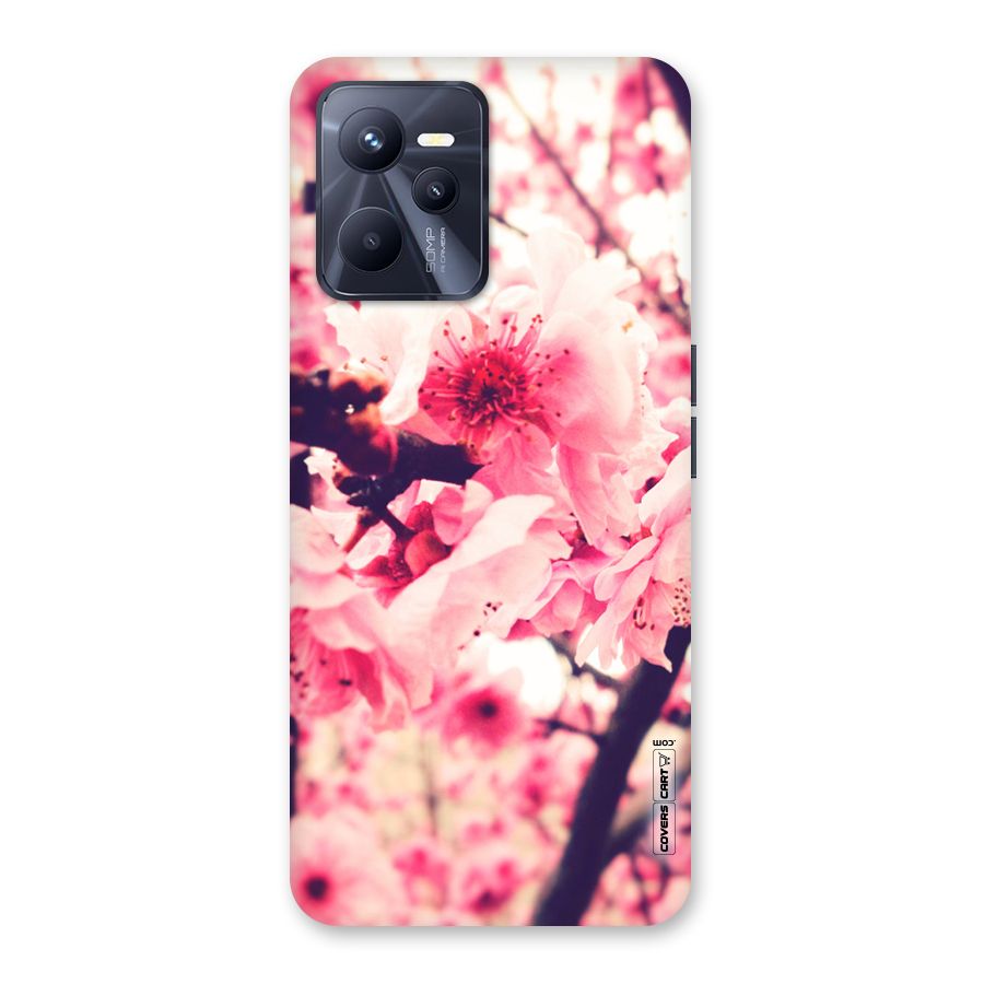 Pretty Pink Flowers Back Case for Realme C35