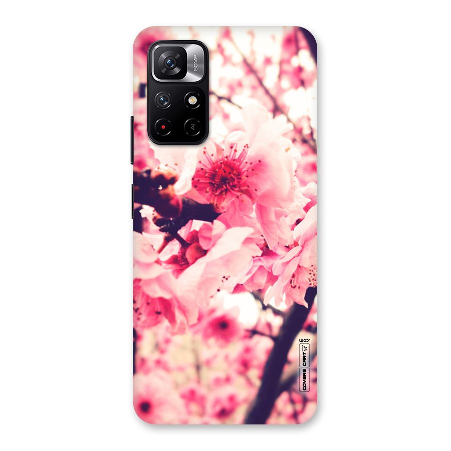 Pretty Pink Flowers Back Case for Redmi Note 11T 5G
