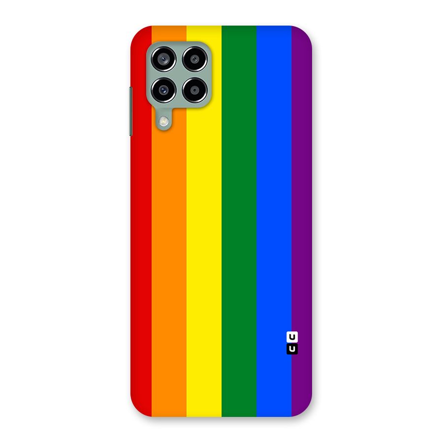 Pride Rainbow Stripes Back Case for Galaxy M33