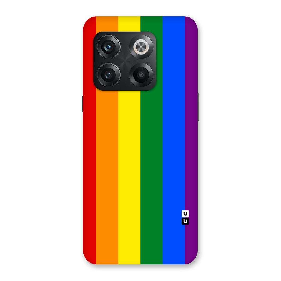 Pride Rainbow Stripes Back Case for OnePlus 10T