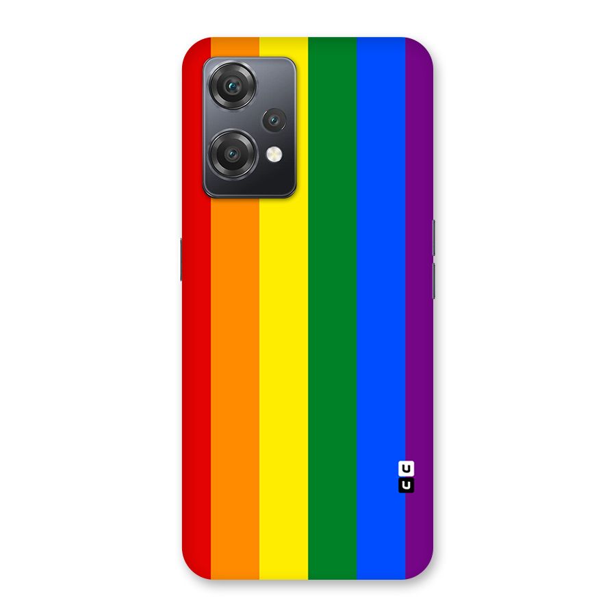 Pride Rainbow Stripes Back Case for OnePlus Nord CE 2 Lite 5G
