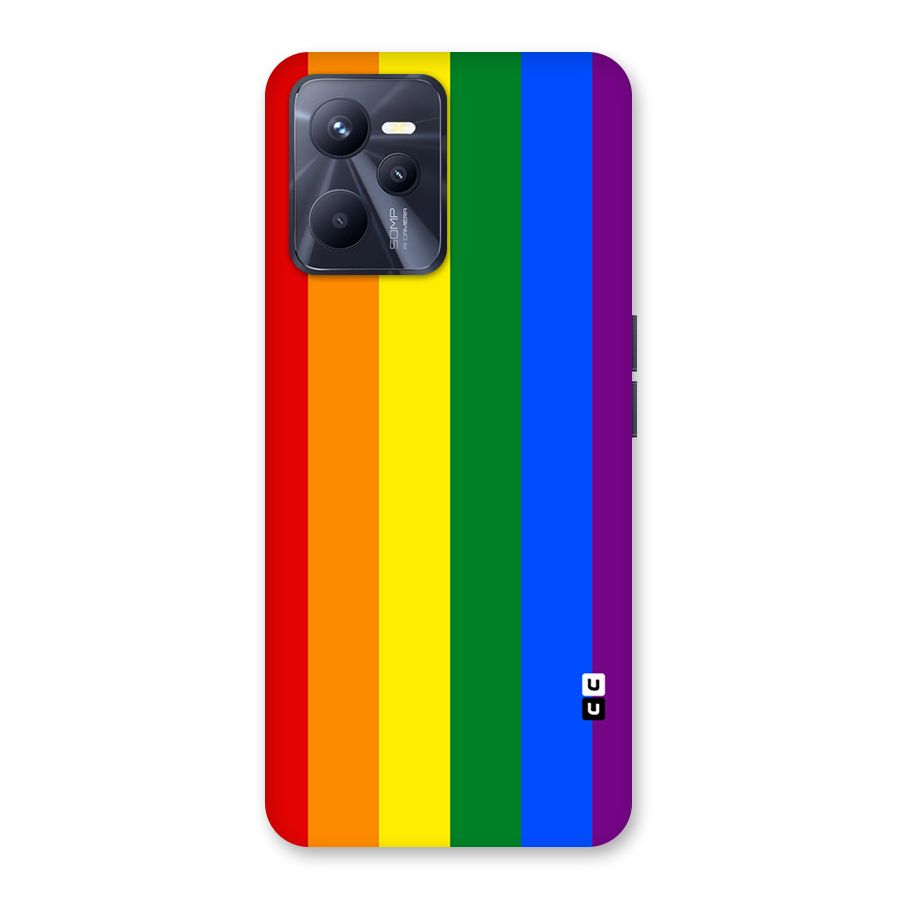Pride Rainbow Stripes Back Case for Realme C35