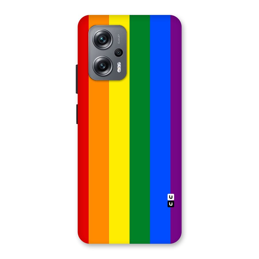 Pride Rainbow Stripes Back Case for Redmi K50i