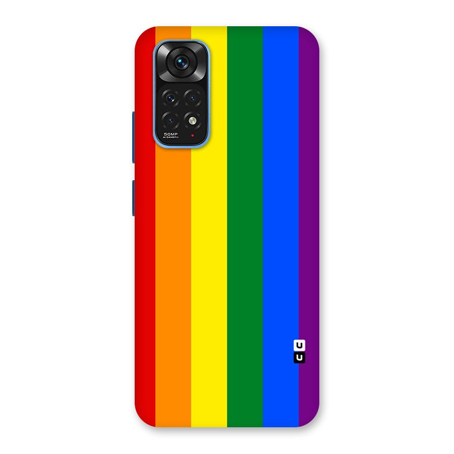 Pride Rainbow Stripes Back Case for Redmi Note 11S