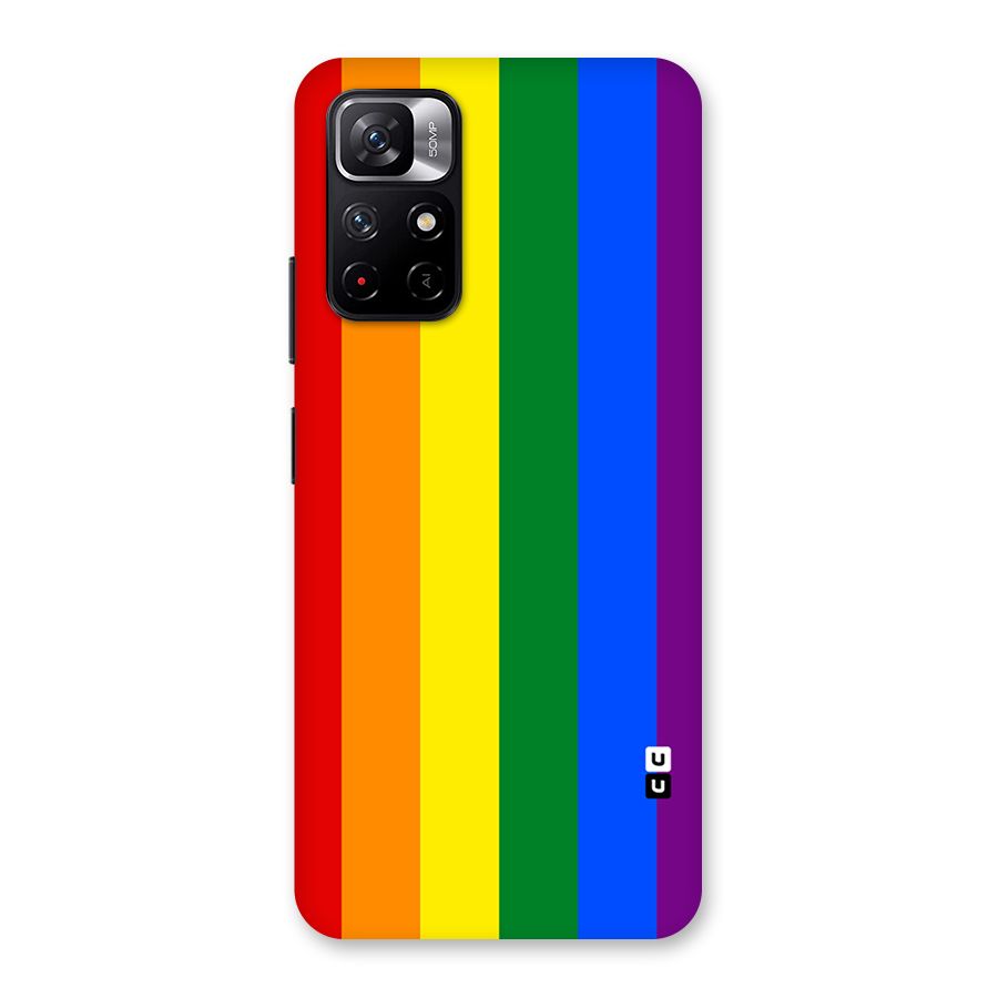 Pride Rainbow Stripes Back Case for Redmi Note 11T 5G