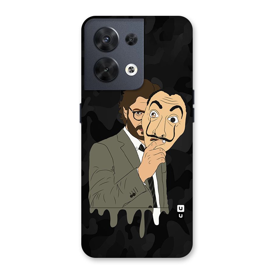 Professor Art Camouflage Back Case for Oppo Reno8 5G