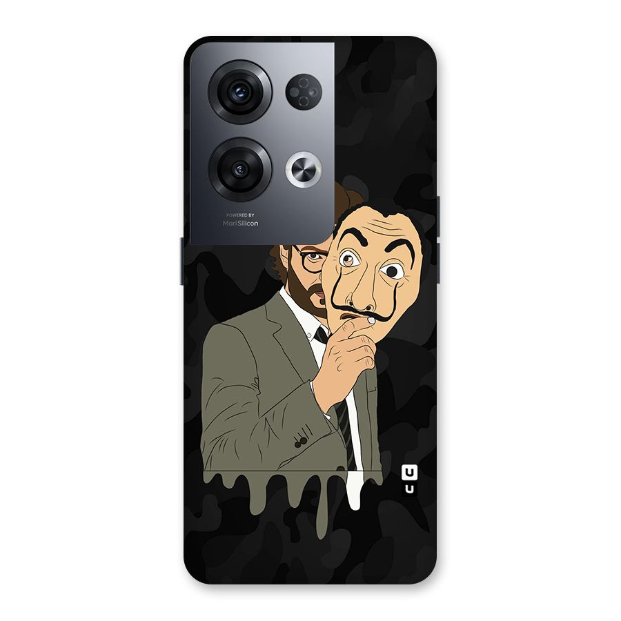 Professor Art Camouflage Back Case for Oppo Reno8 Pro 5G